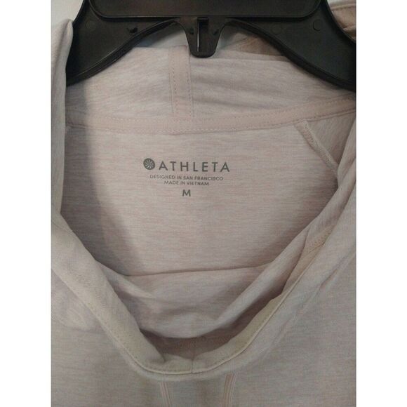 Athleta hooded Medium top Cozy Oatmeal - Picture 5 of 10